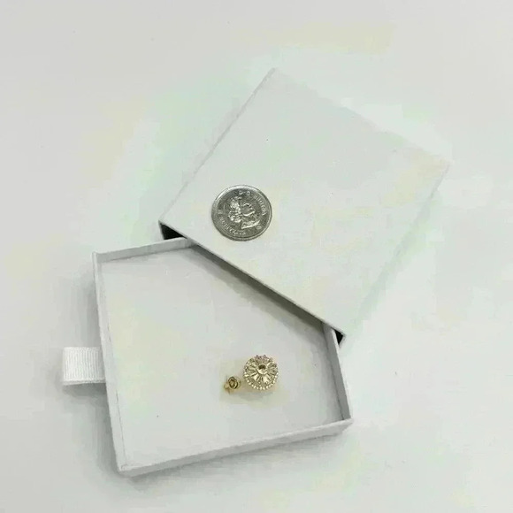 Gorgeous gold colored stone adjustable spinning  top ring - Picture 4 of 4